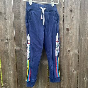 Mini Boden size 6y rocket joggers EUC